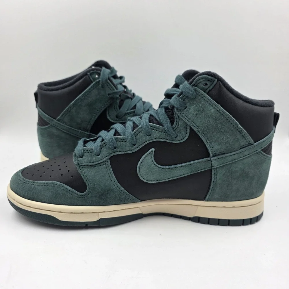 Nike Dunk High Retro Dark Teal Black Faded Spruce DQ7679-002 Mens 7.5